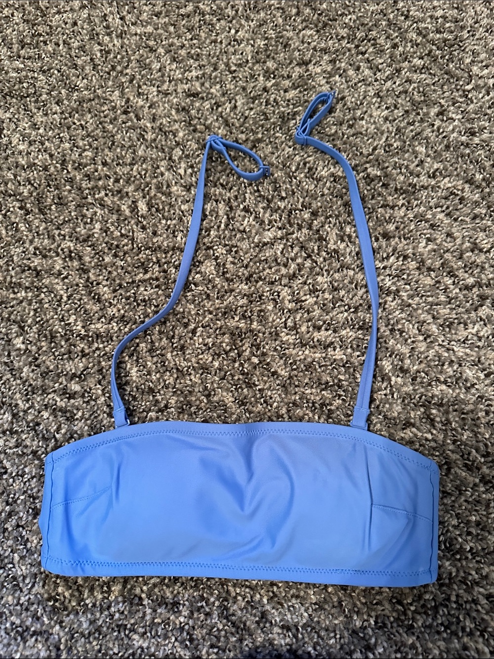 Aerie Light Blue Bandeau Swim Top
